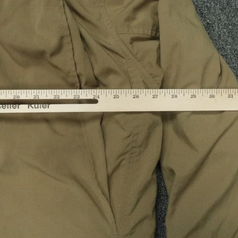 VINTAGE LL Bean Jacket Mens XL Green Brown Gorpcore‎ GTX Full Zip Pockets Chores